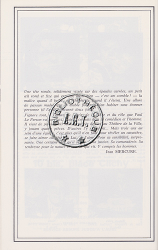 Les programmes de Théatre de l\